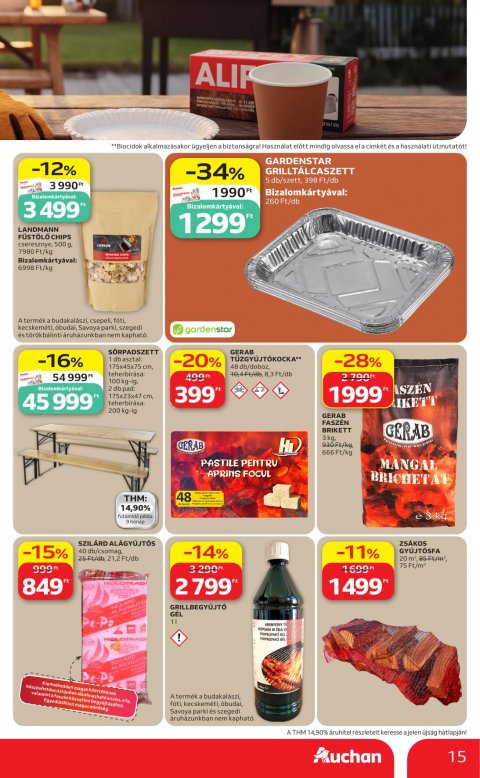 AUCHAN Hipermarket Grill akciós újság