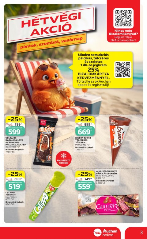 AUCHAN Szupermarket akciós újság