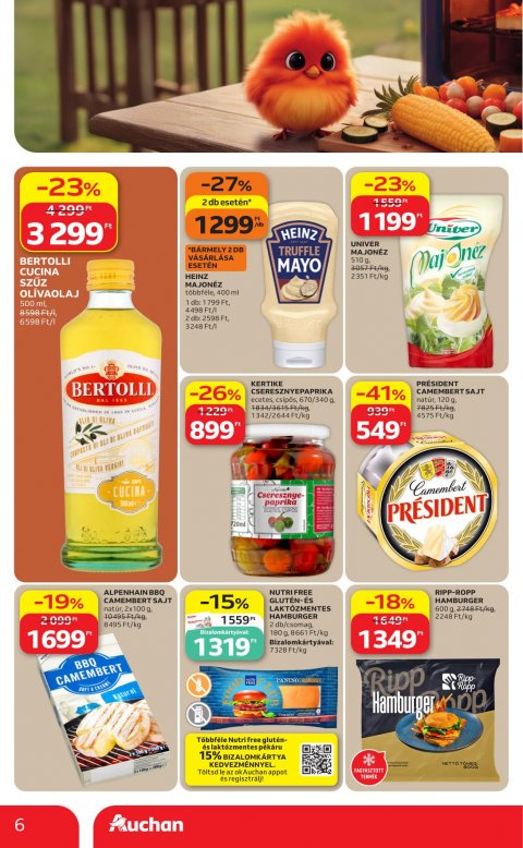 AUCHAN Szupermarket akciós újság
