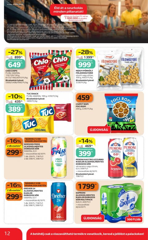 AUCHAN Szupermarket akciós újság