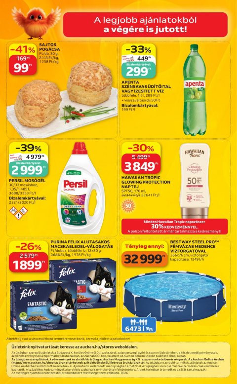 AUCHAN Szupermarket akciós újság