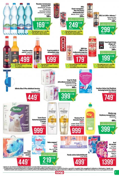 COOP Tisza akciós újság