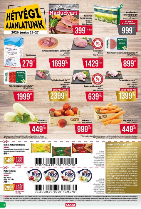 COOP Tisza akciós újság