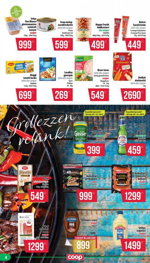 COOP Nyírzem akciós újság