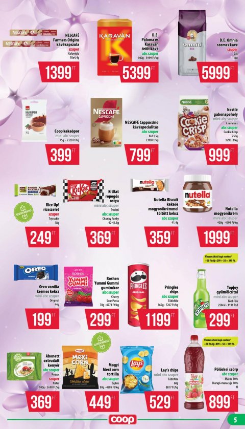 COOP Nyírzem akciós újság