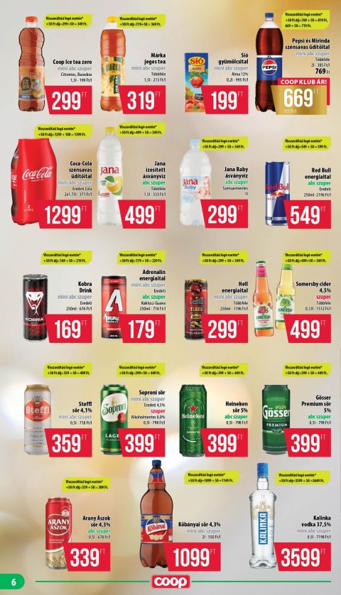 COOP Nyírzem akciós újság