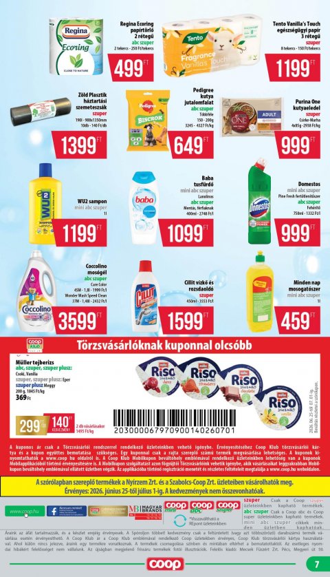 COOP Nyírzem akciós újság
