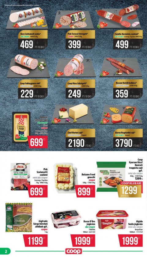 COOP Mecsek akciós újság