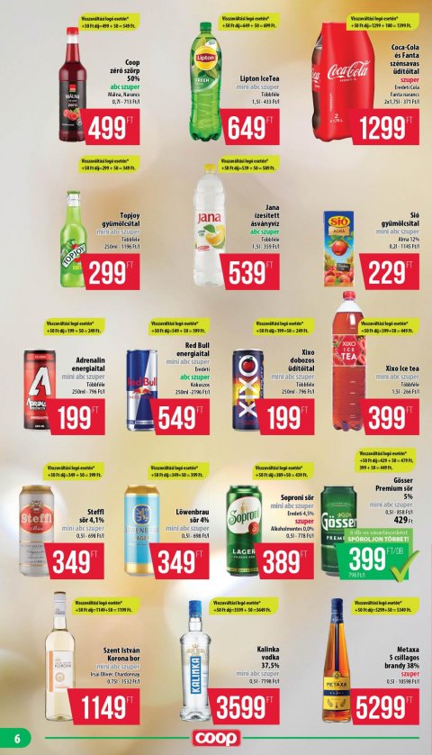 COOP Mecsek akciós újság