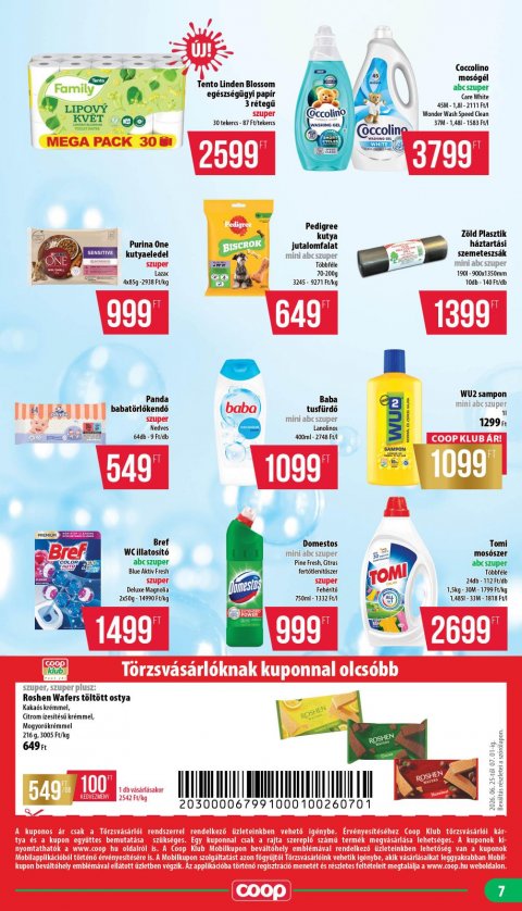 COOP Mecsek akciós újság
