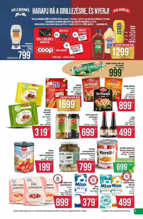 COOP Észak-Kelet akciós újság