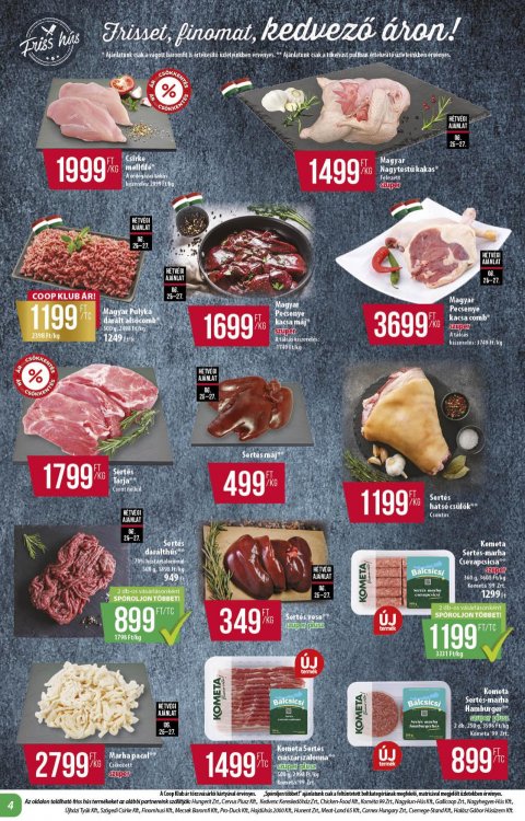 COOP Alföld akciós újság