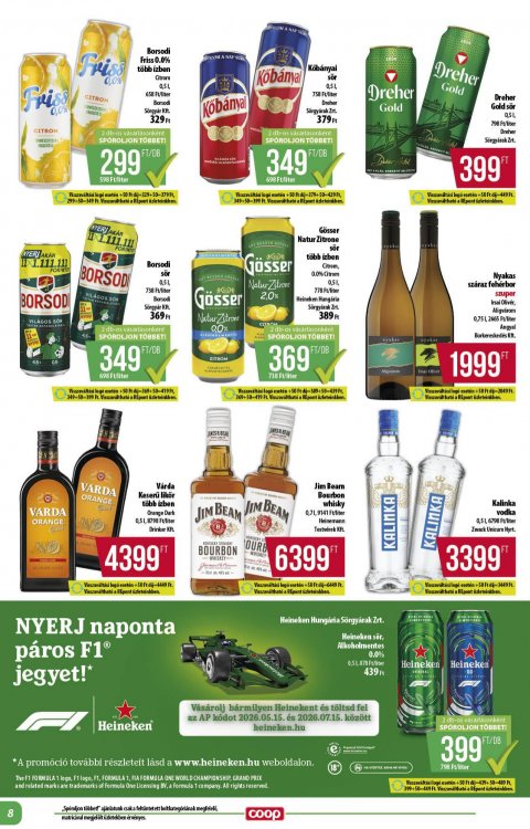 COOP Alföld akciós újság