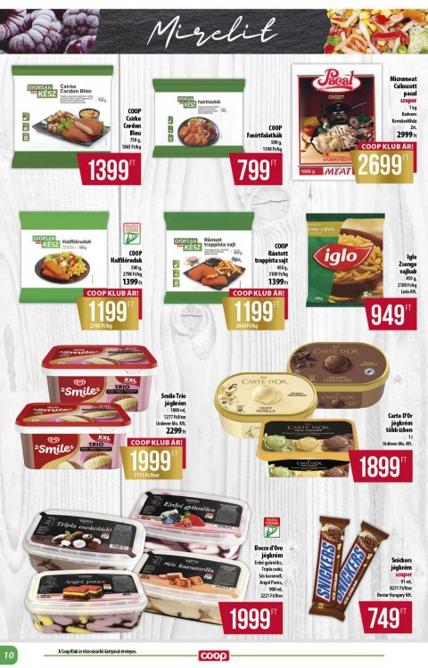 COOP Alföld akciós újság
