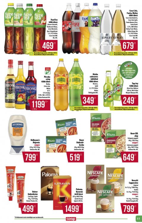 COOP Alföld akciós újság