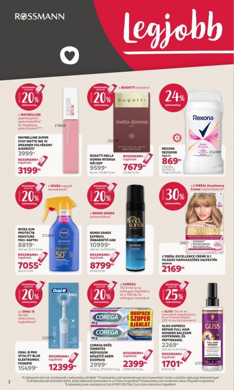 ROSSMANN akciós újság