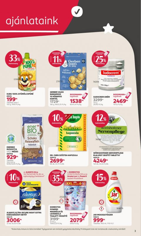 ROSSMANN akciós újság