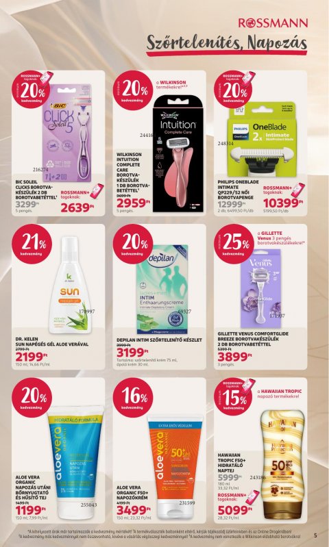 ROSSMANN akciós újság