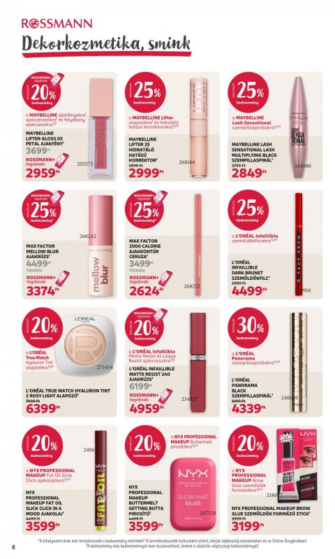 ROSSMANN akciós újság