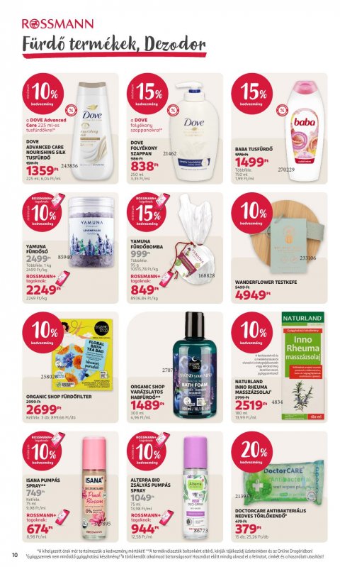 ROSSMANN akciós újság