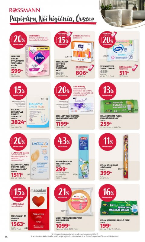 ROSSMANN akciós újság
