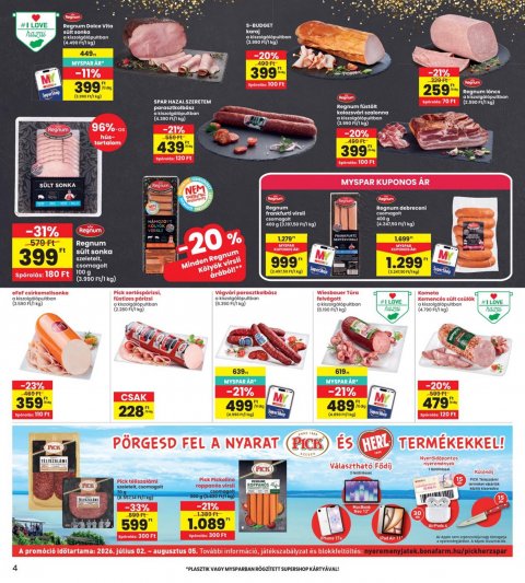 INTERSPAR akciós újság