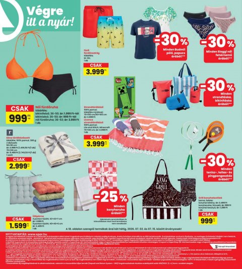 INTERSPAR akciós újság