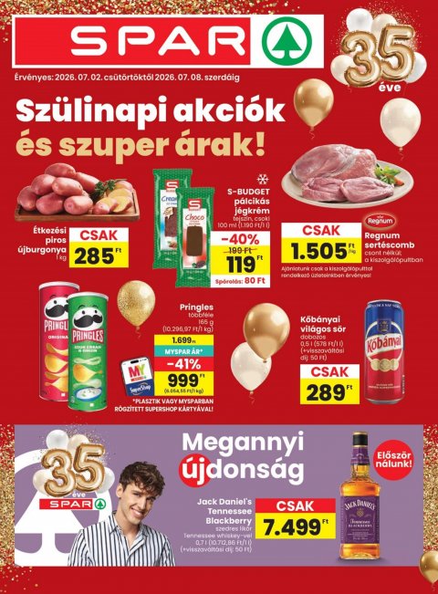 SPAR akciós újság od 2. 7. 2026 do 8. 7. 2026