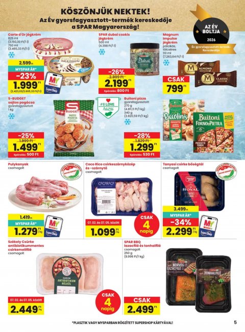 SPAR akciós újság