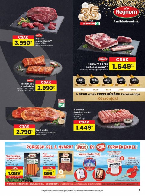 SPAR akciós újság