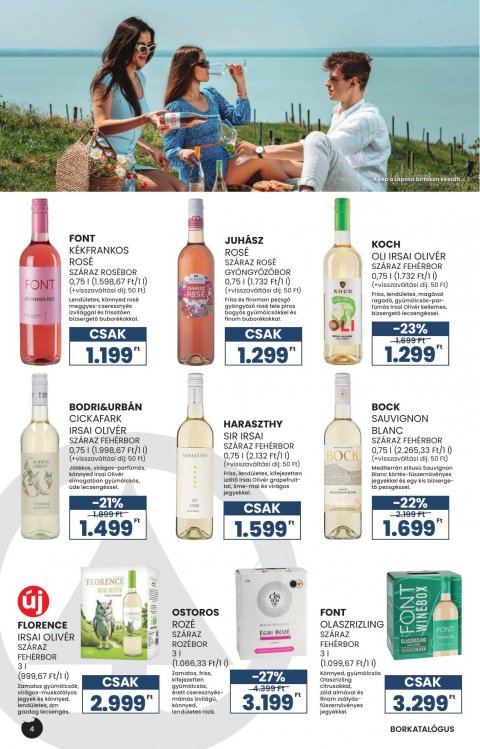 SPAR Bor nyár akciós újság