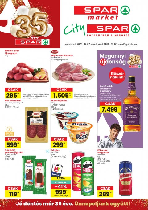 SPAR Market és City Spar akciós újság od 2. 7. 2026 do 8. 7. 2026
