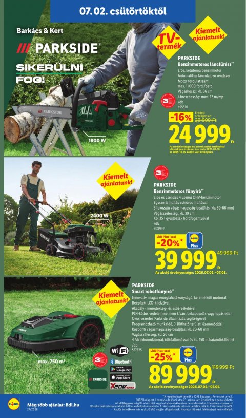 LIDL Nonfood akciós újság