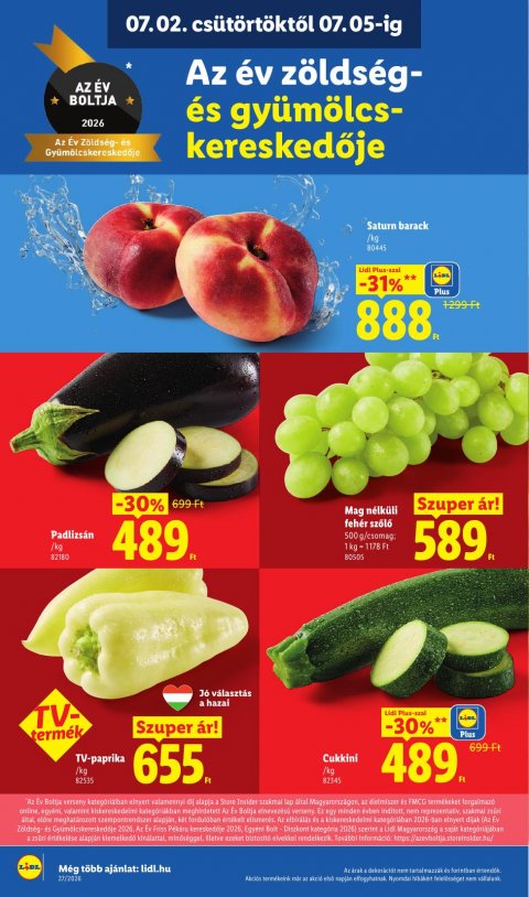 LIDL akciós újság