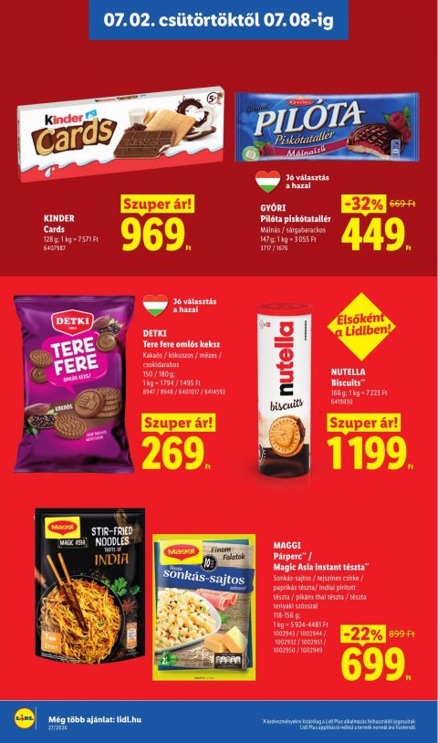 LIDL akciós újság