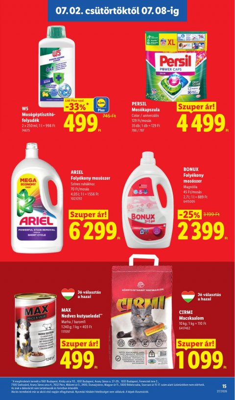 LIDL akciós újság
