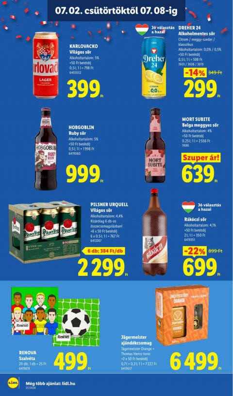 LIDL akciós újság