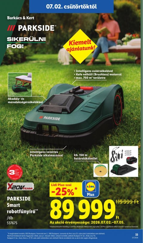 LIDL akciós újság