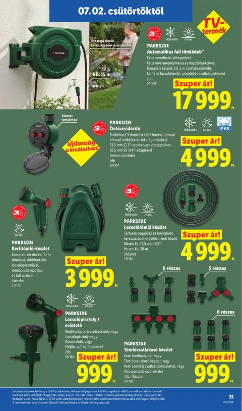 LIDL akciós újság