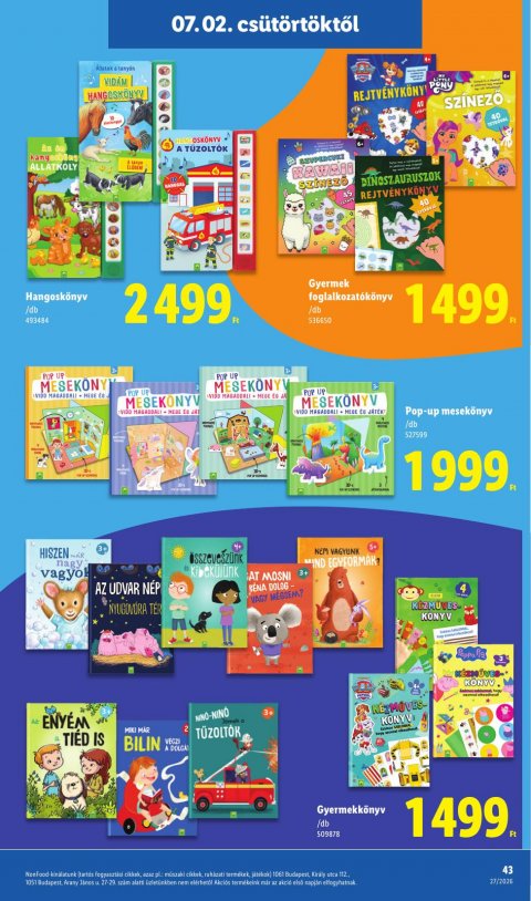 LIDL akciós újság