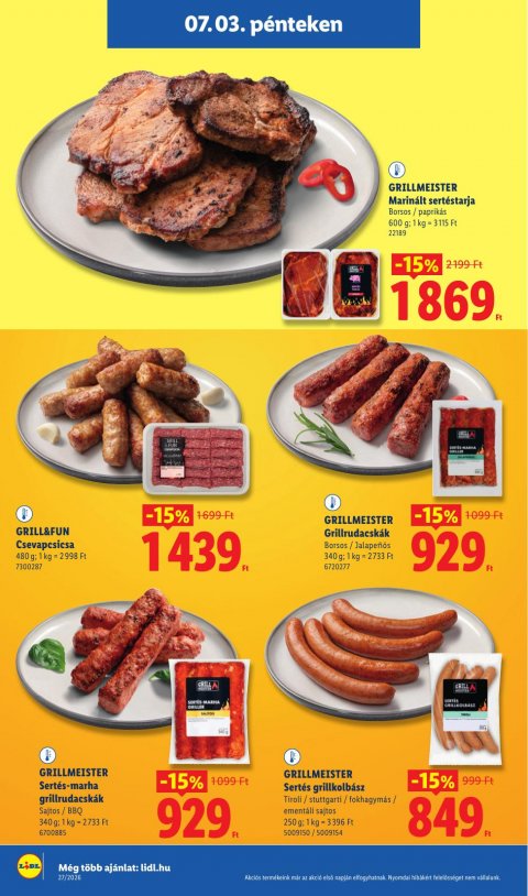 LIDL akciós újság