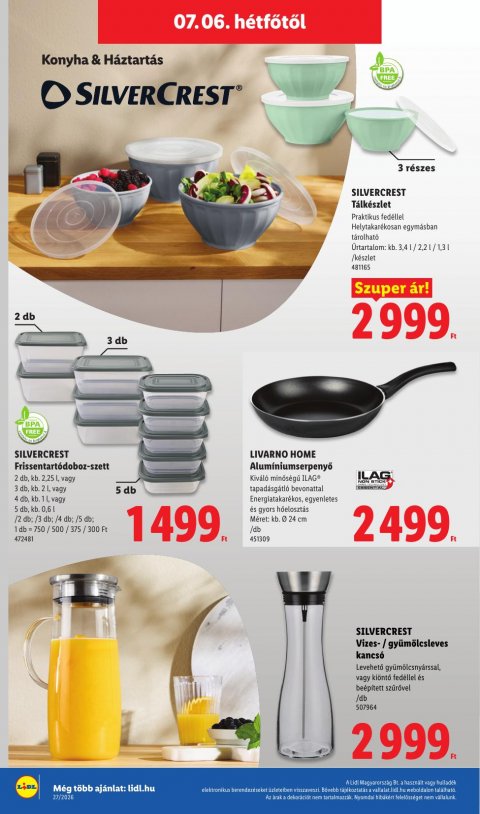 LIDL akciós újság