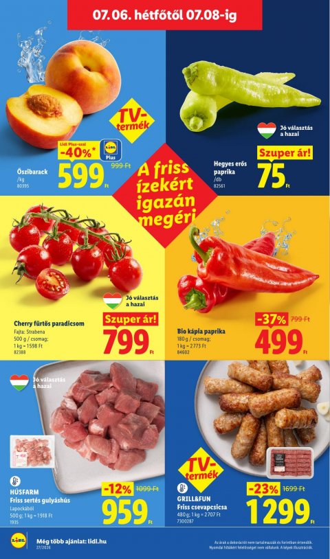 LIDL akciós újság