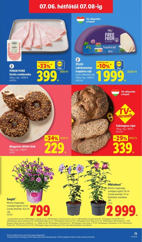 LIDL akciós újság