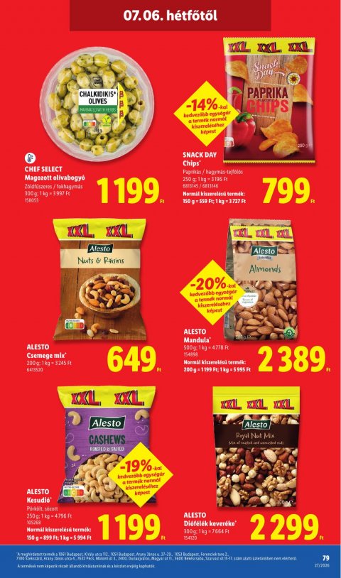 LIDL akciós újság