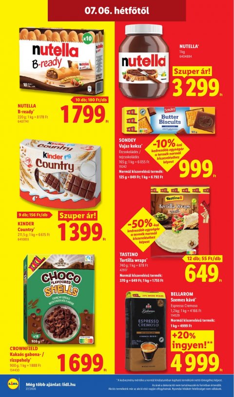 LIDL akciós újság