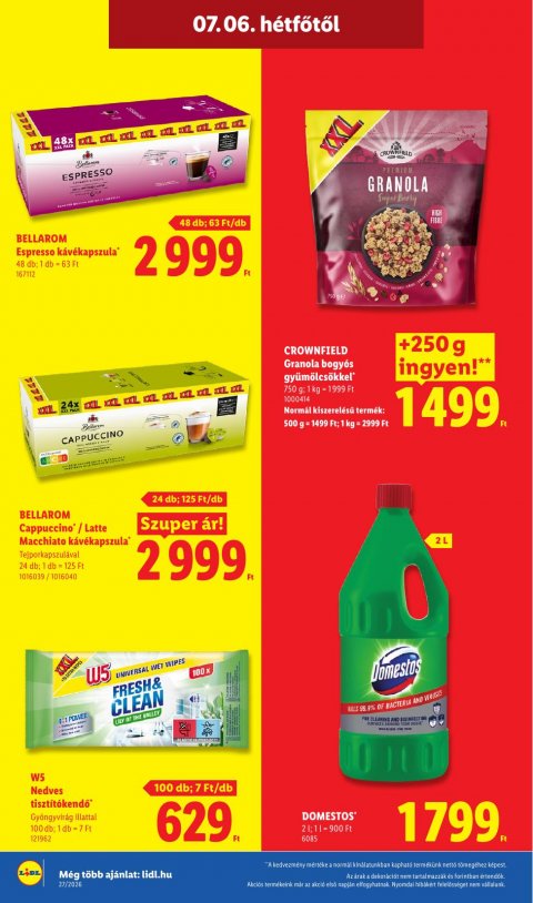 LIDL akciós újság