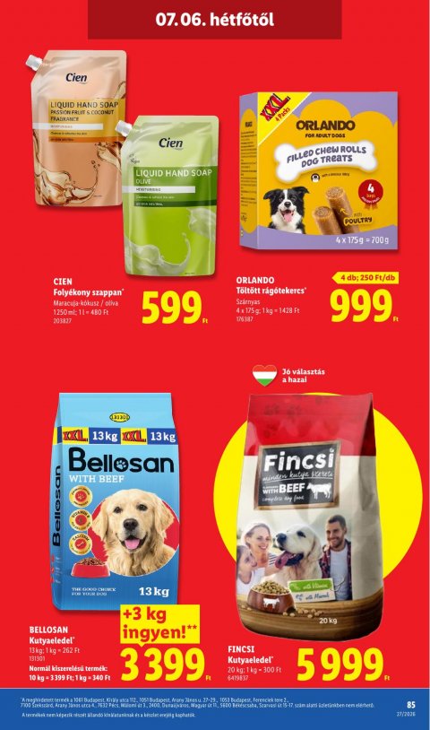LIDL akciós újság