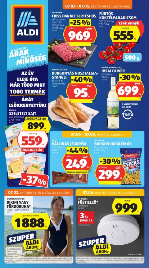 ALDI akciós újság od 2. 7. 2026 do 8. 7. 2026
