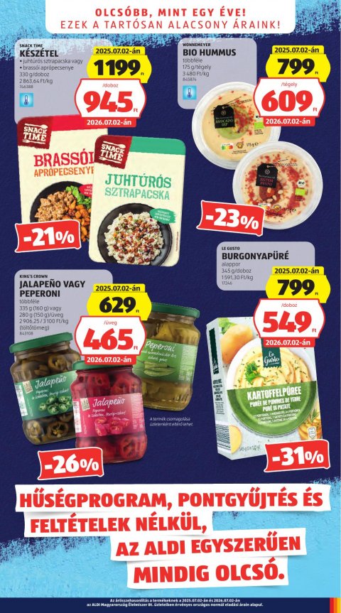 ALDI akciós újság